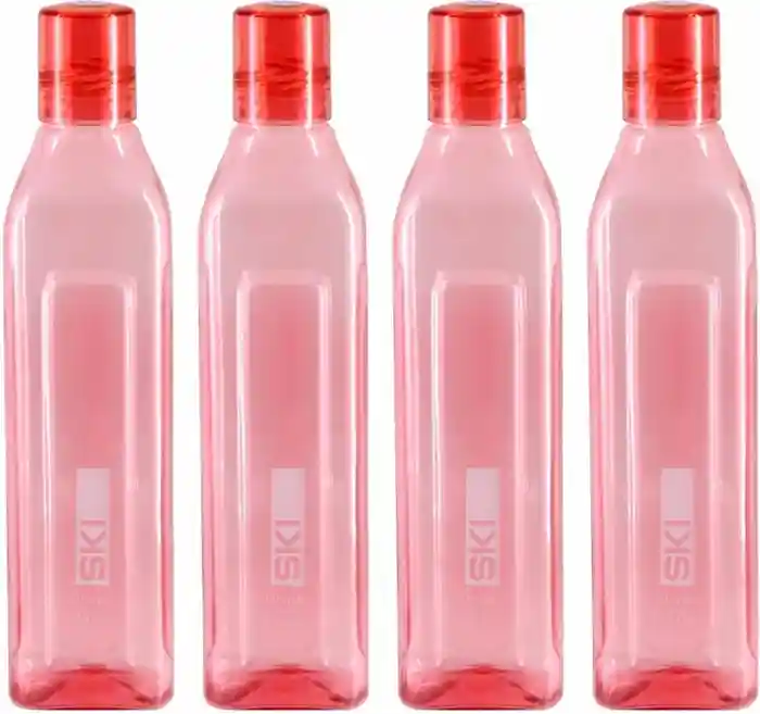 Ski Homeware Orlando Big Fridge Bottle Set Of 4 - Red 1000 Ml Bottle
